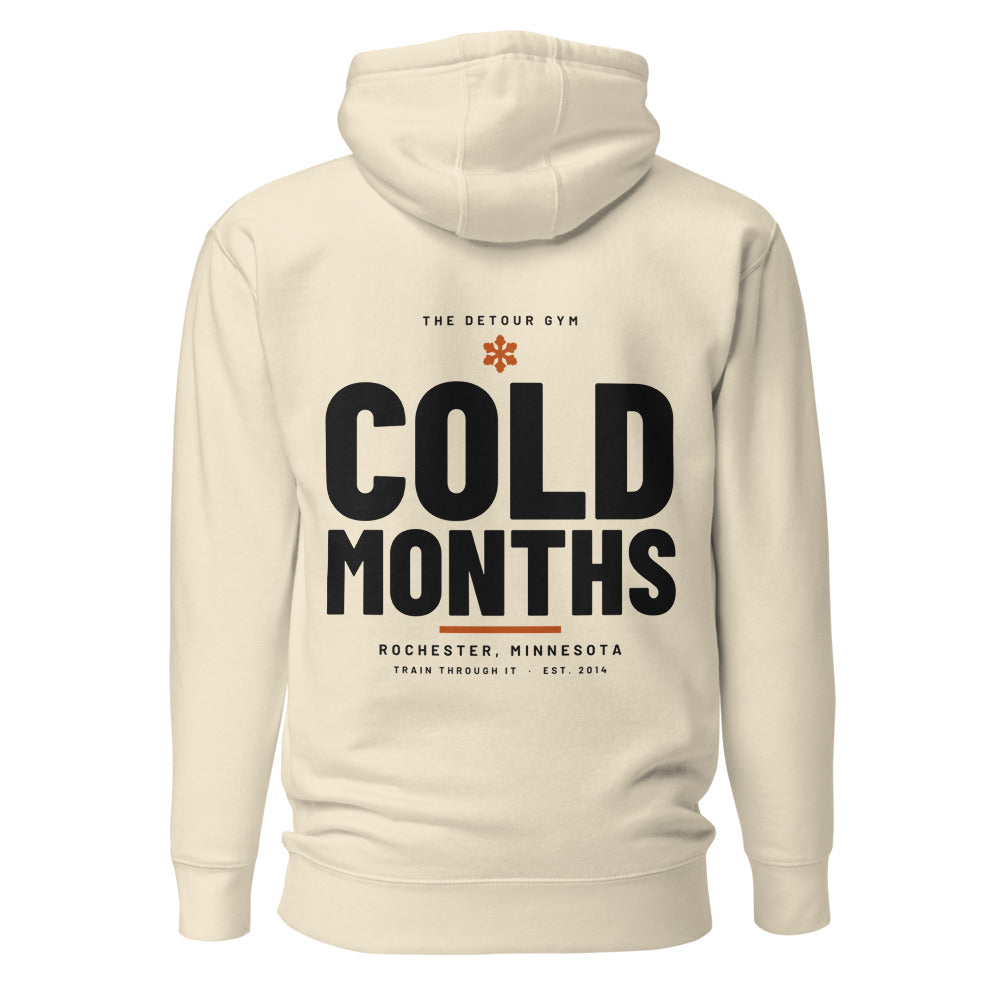 Cold Months Hoodie: Bone: front