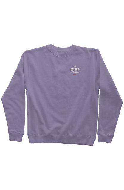 Detour Training Department Crew Pigment Plum PRM3500
