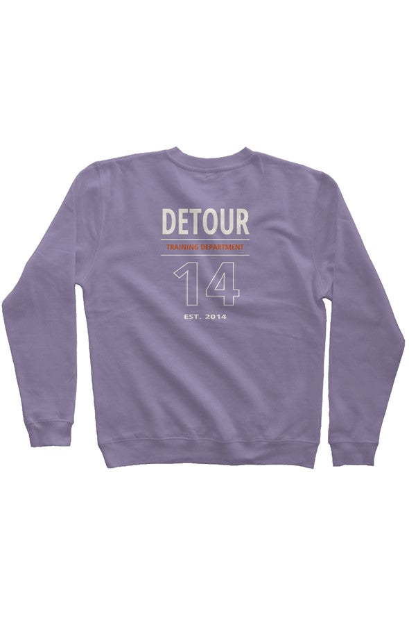Detour Training Department Crew Pigment Plum PRM3500