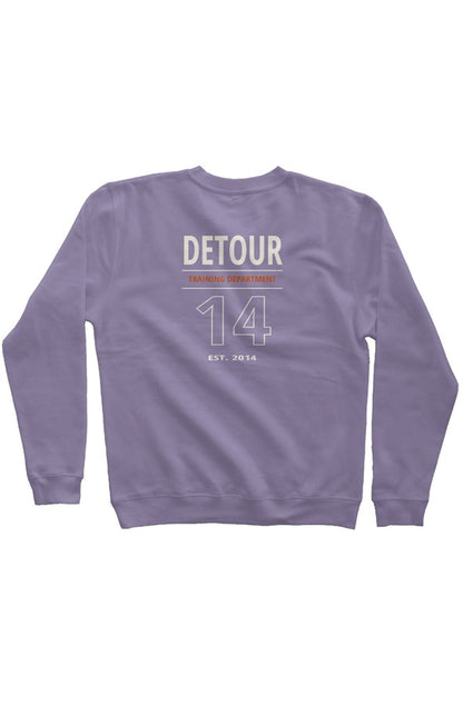 Detour Training Department Crew Pigment Plum PRM3500