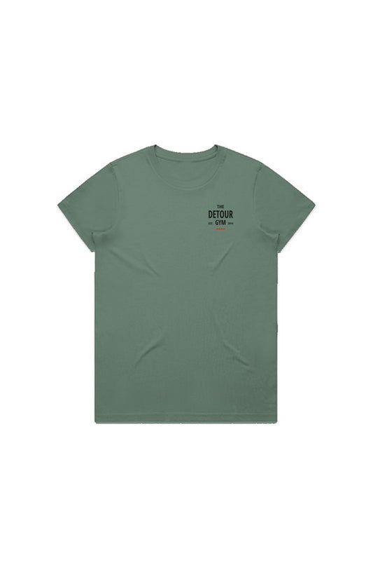 Detour Training Department Women 39 s Maple Tee Sage 4001