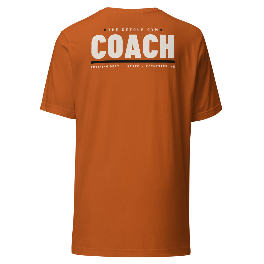 Coach Back-Hit Tee in Autumn, back print