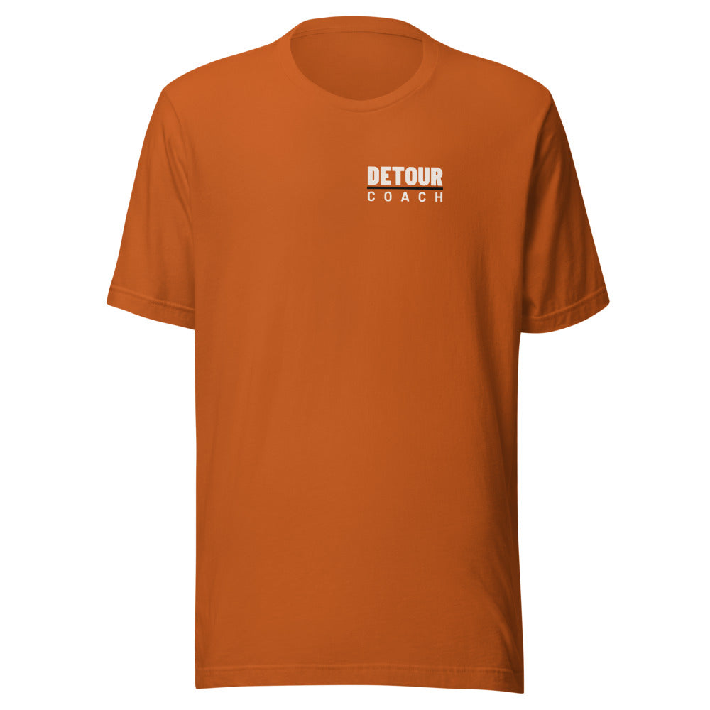 Coach Back-Hit Tee in Autumn, front