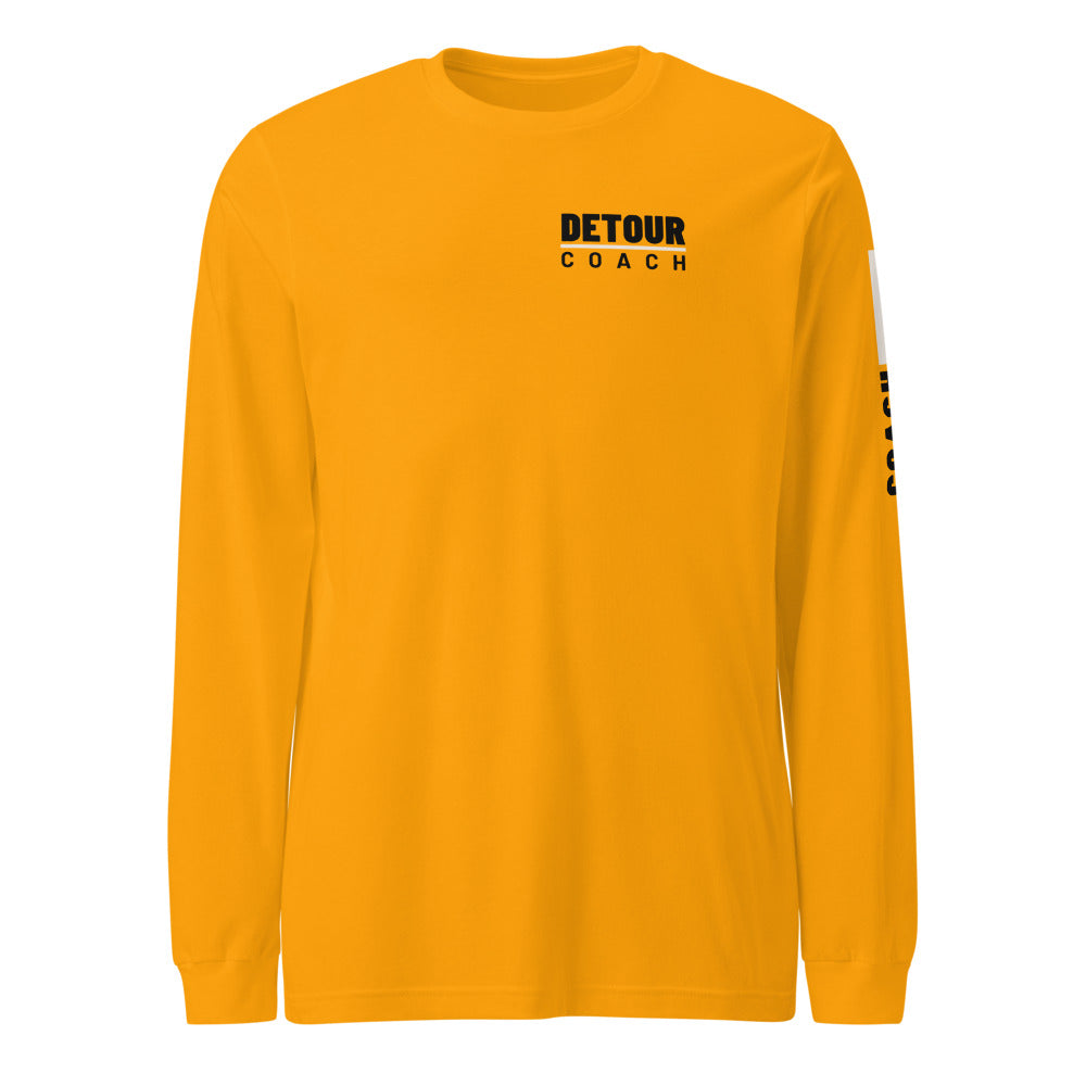 Coach Sleeve-Hit Long Sleeve in Gold, front