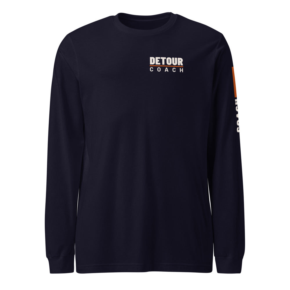Coach Sleeve-Hit Long Sleeve in Navy, front