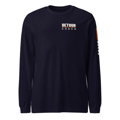 Coach Sleeve-Hit Long Sleeve in Navy, front