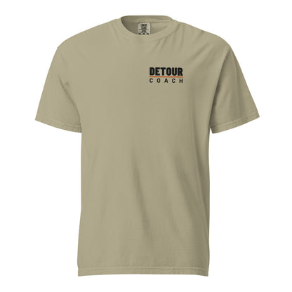 Coach Heavyweight Tee in Khaki, front