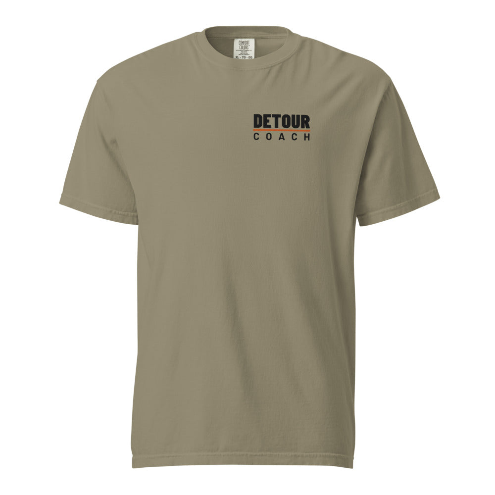 Coach Heavyweight Tee in Sandstone, front
