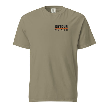 Coach Heavyweight Tee in Sandstone, front