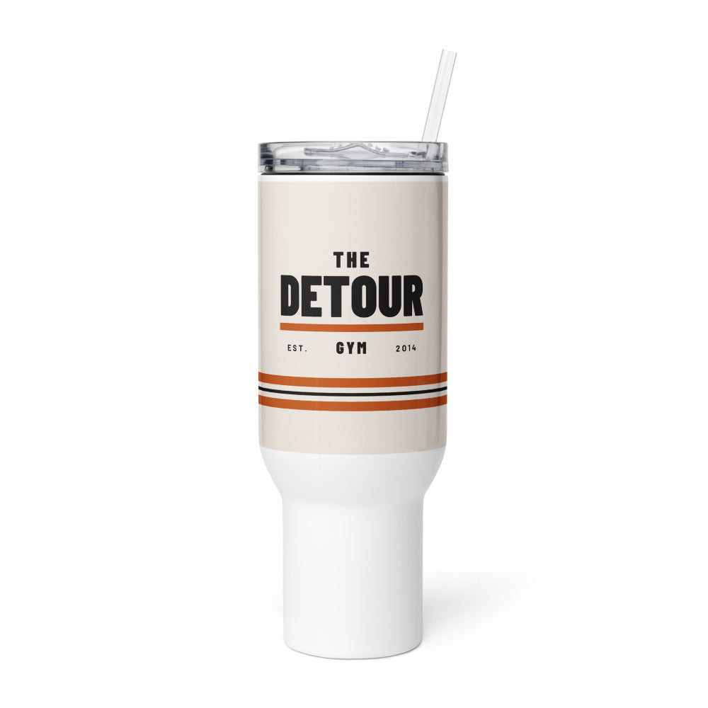 Detour 40 oz Handled Tumbler in Bone, front