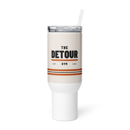 Detour 40 oz Handled Tumbler in Bone, front
