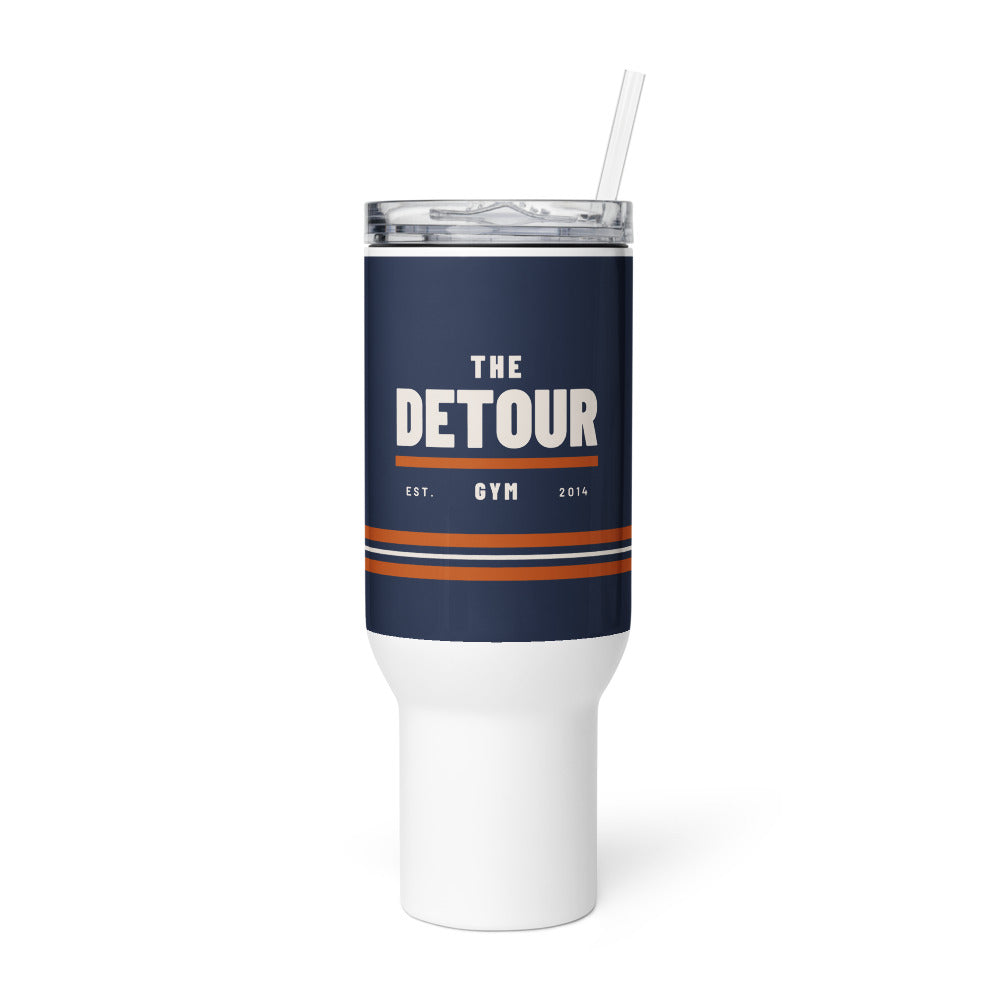 Detour 40 oz Handled Tumbler in Navy, front