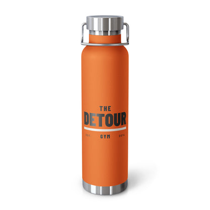 Detour Insulated Copper-Lined Bottle 22 oz in Orange, front