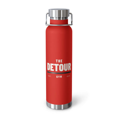 Detour Insulated Copper-Lined Bottle 22 oz in Red, front