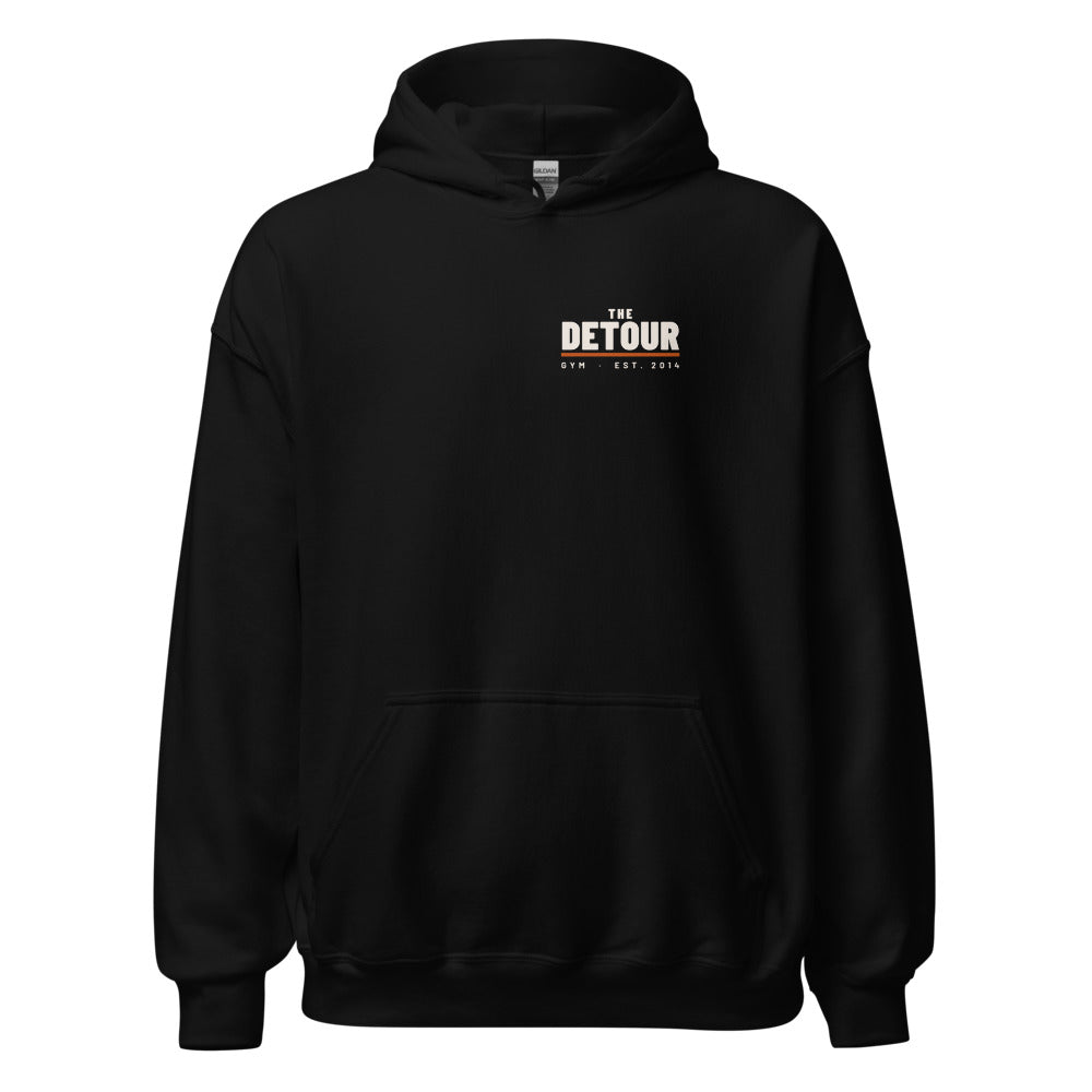 Detour Blaze Hoodie in Black, front