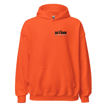 Detour Blaze Hoodie in Orange, front