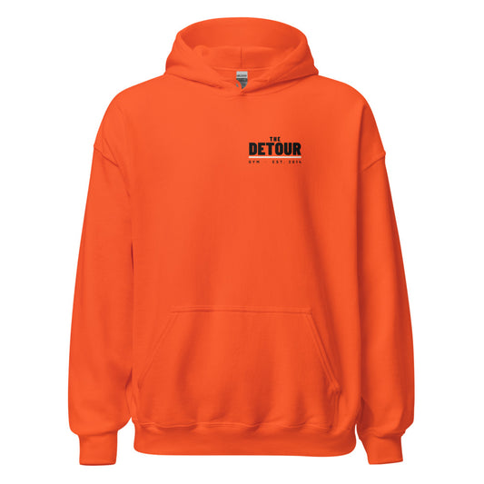 Detour Blaze Hoodie in Orange, front