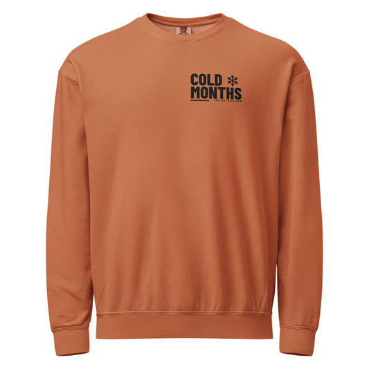 Cold Months Garment-Dyed Crewneck: Yam: front