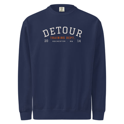 Training Dept. Varsity Crewneck: True Navy: front