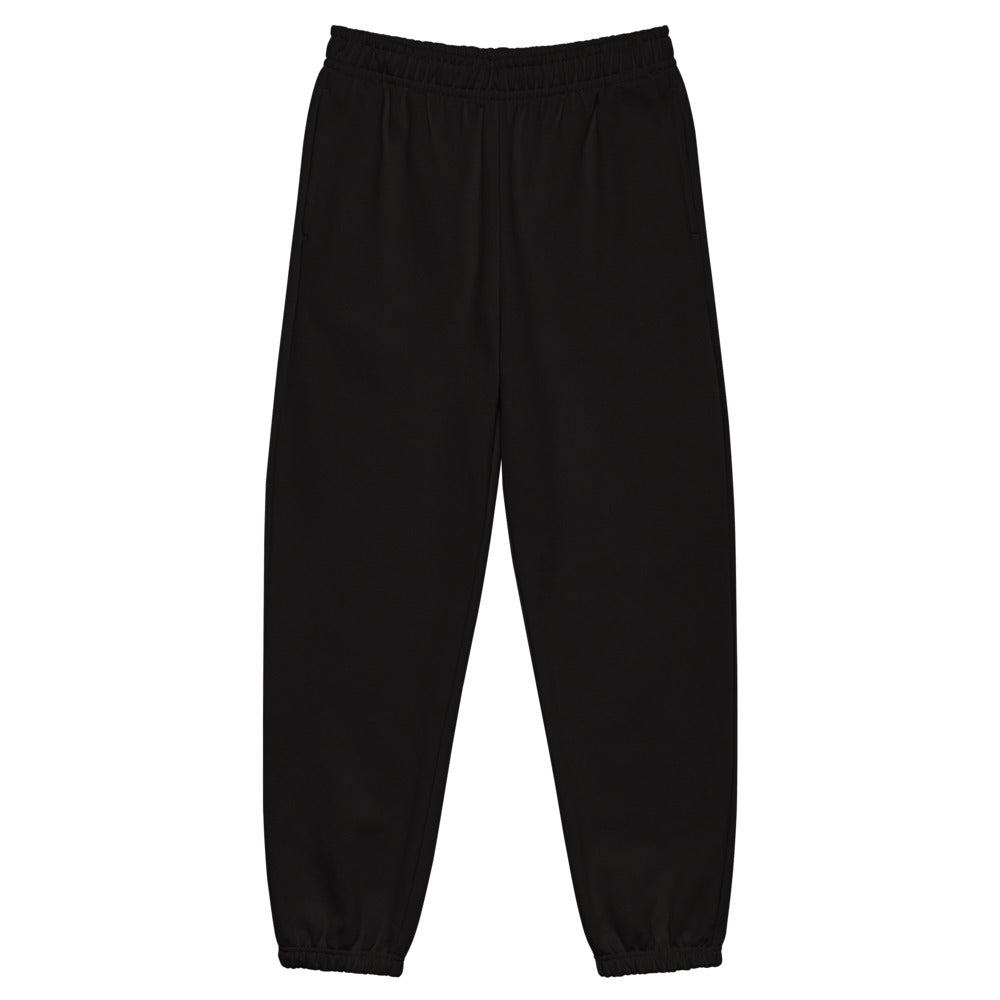 Foundation Straight-Leg Sweatpants — front mockup, BC 4737 Black