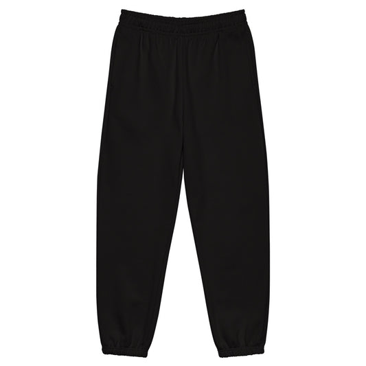 Foundation Straight-Leg Sweatpants — front mockup, BC 4737 Black