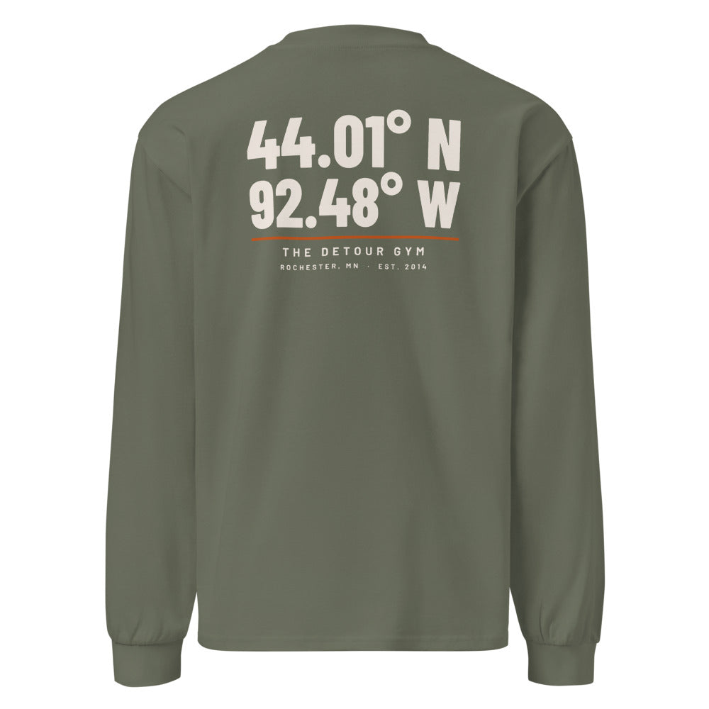 Coordinates Heavyweight Long Sleeve: Cypress: back print