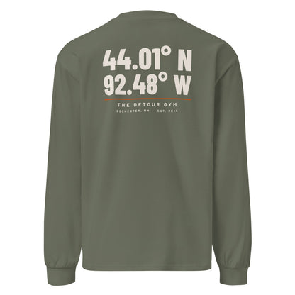Coordinates Heavyweight Long Sleeve: Cypress: back print