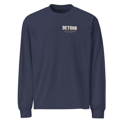Coordinates Heavyweight Long Sleeve: Midnight Blue: front