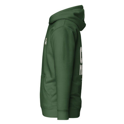 Cold Months Hoodie: Forest Green: left side