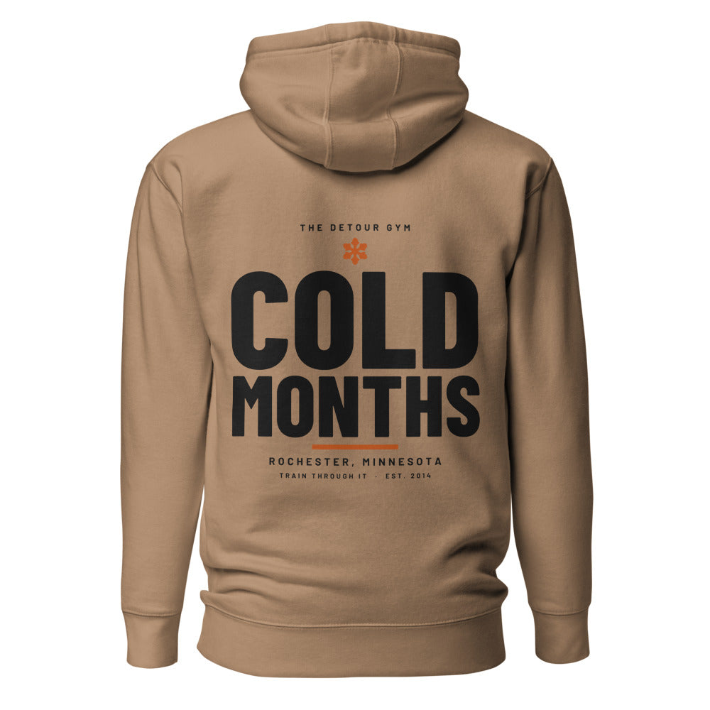 Cold Months Hoodie: Latte: front