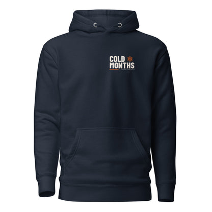 Cold Months Hoodie: Navy Blazer: front