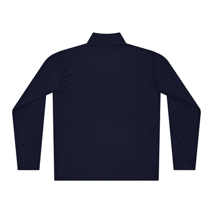 Monogram Performance Quarter-Zip: True Navy: back