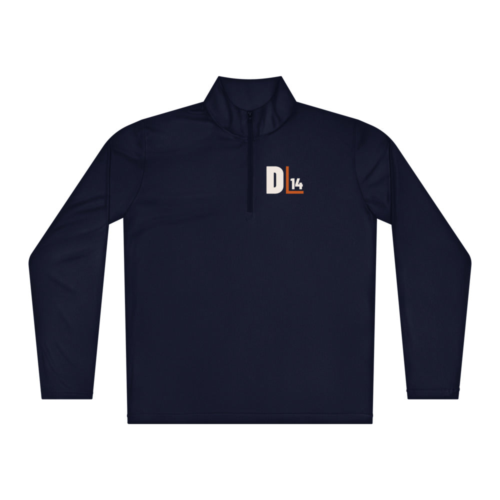 Monogram Performance Quarter-Zip: True Navy: front