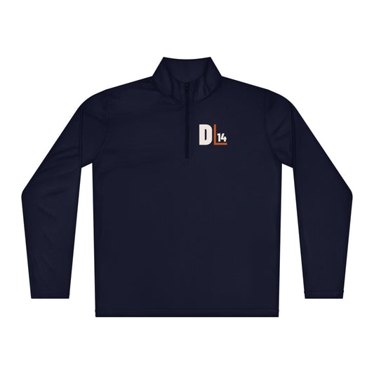 Monogram Performance Quarter-Zip: True Navy: front