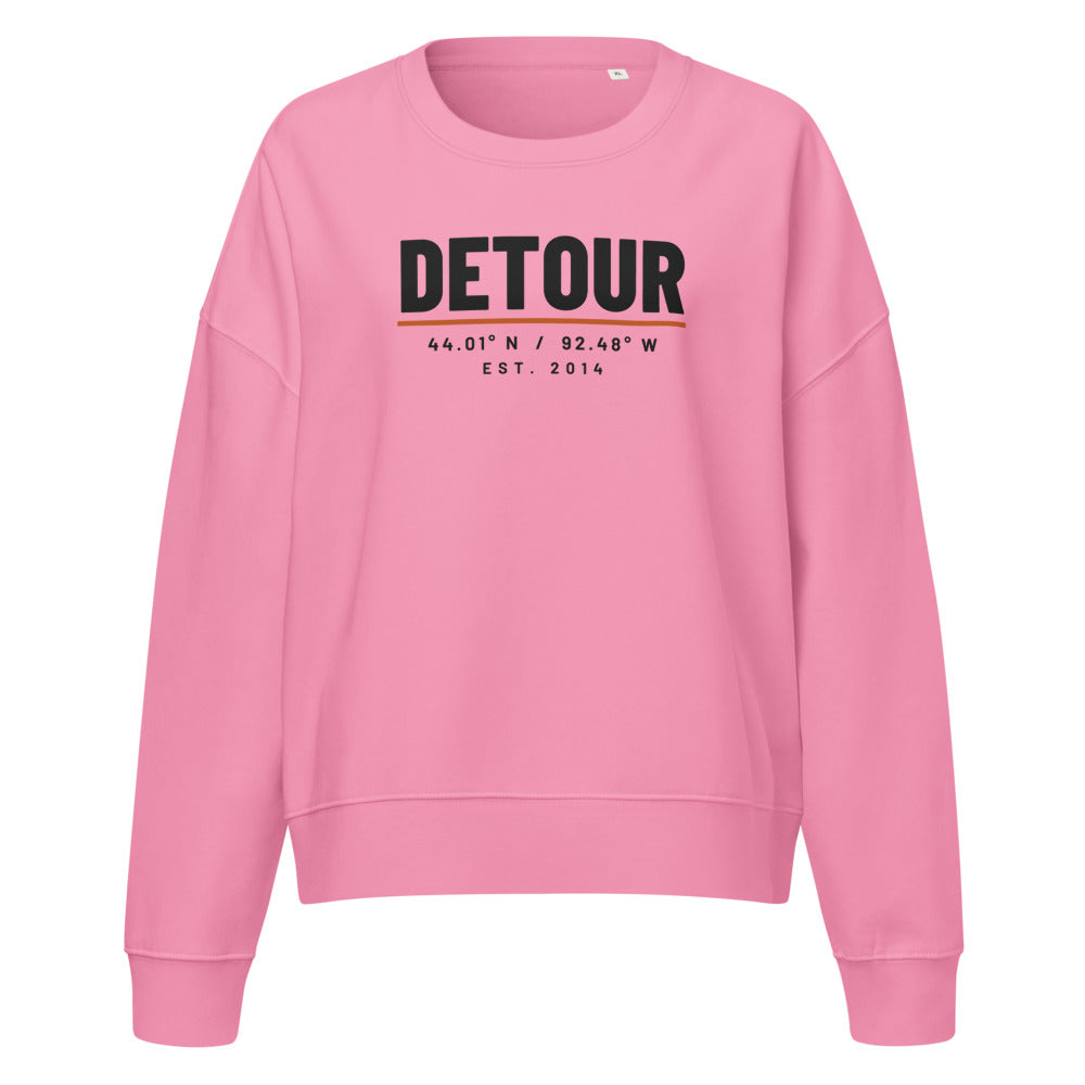 Coordinates Women’s Crewneck: Bubble Pink: front