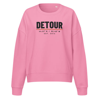 Coordinates Women’s Crewneck: Bubble Pink: front